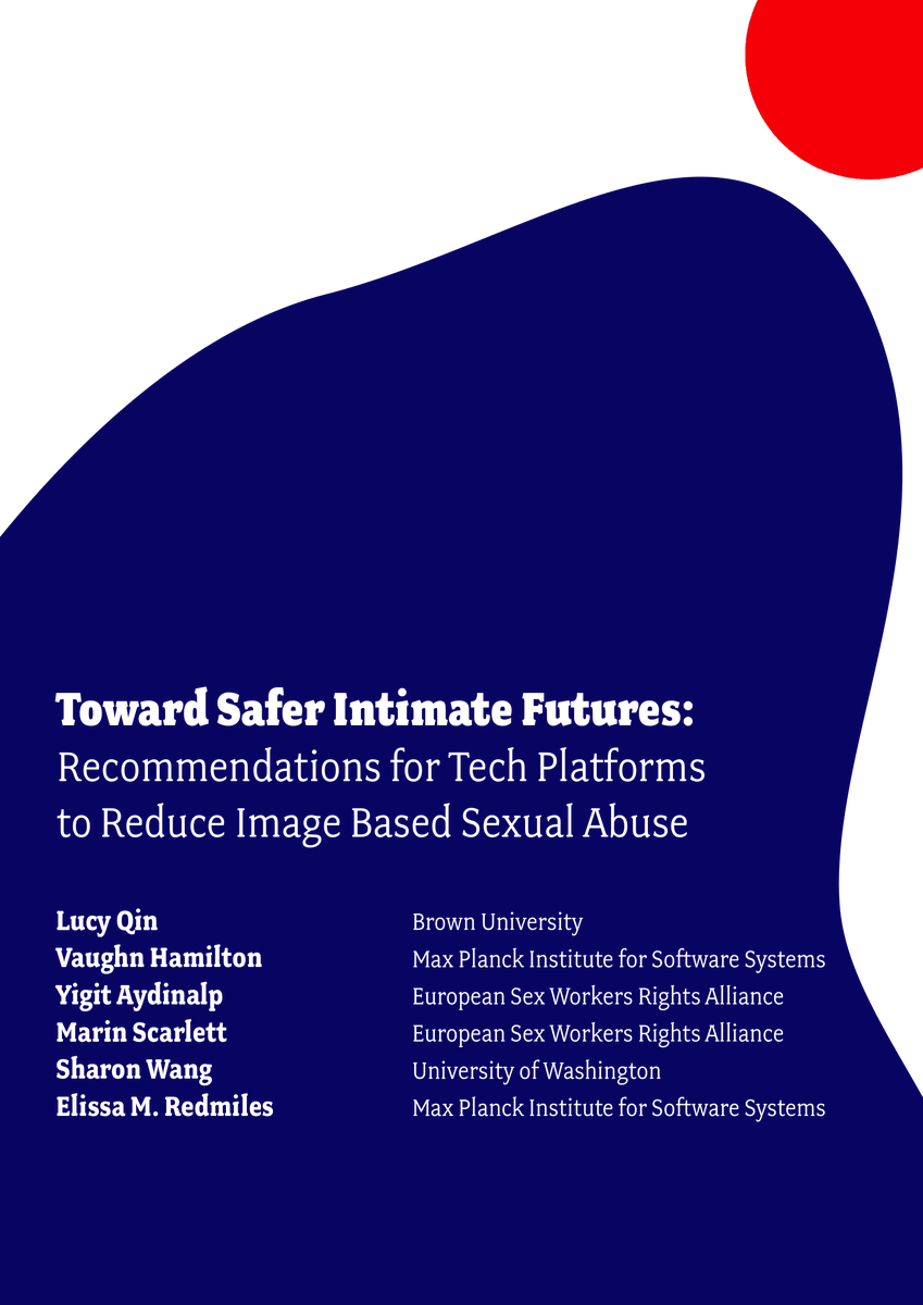 sexworkeurope's tweet photo. New report!

Intimate image-based abuse is a rising problem, but attempts to combat it must address reasons for sharing such content &amp; protect creators from abuse.

Our report contains interviews with 52 people who share intimate images, including 23 SWs.

https://t.co/nuBnLOKH6v https://t.co/SYcvG8N05m