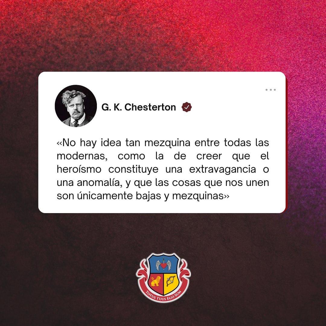 centroasuncion's tweet photo. «No hay idea tan mezquina entre todas las modernas, como la de creer que el heroísmo constituye una extravagancia o una anomalía, y que las cosas que nos unen son únicamente bajas y mezquinas» https://t.co/MT2CIers0e