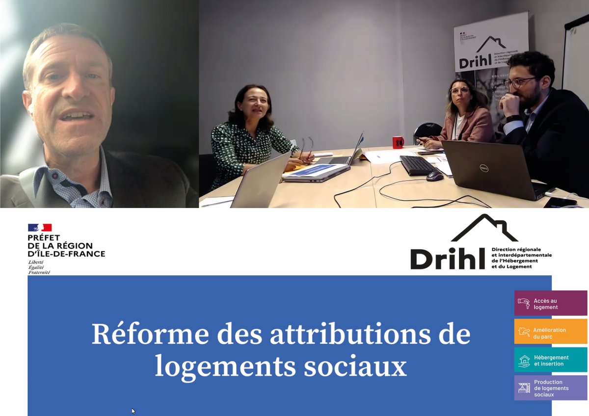 AMIF_asso's tweet photo. .@JPDugoinClement, 1er vice-président de l'@AMIF_asso en charge du #logement a reçu Isabelle Rougier, Pascale Mossan et Nabil Boussouira de la #DRIHL, afin d'échanger sur la réforme de l’attribution des logements sociaux en IDF
#gestionflux https://t.co/ptP21uH6ST