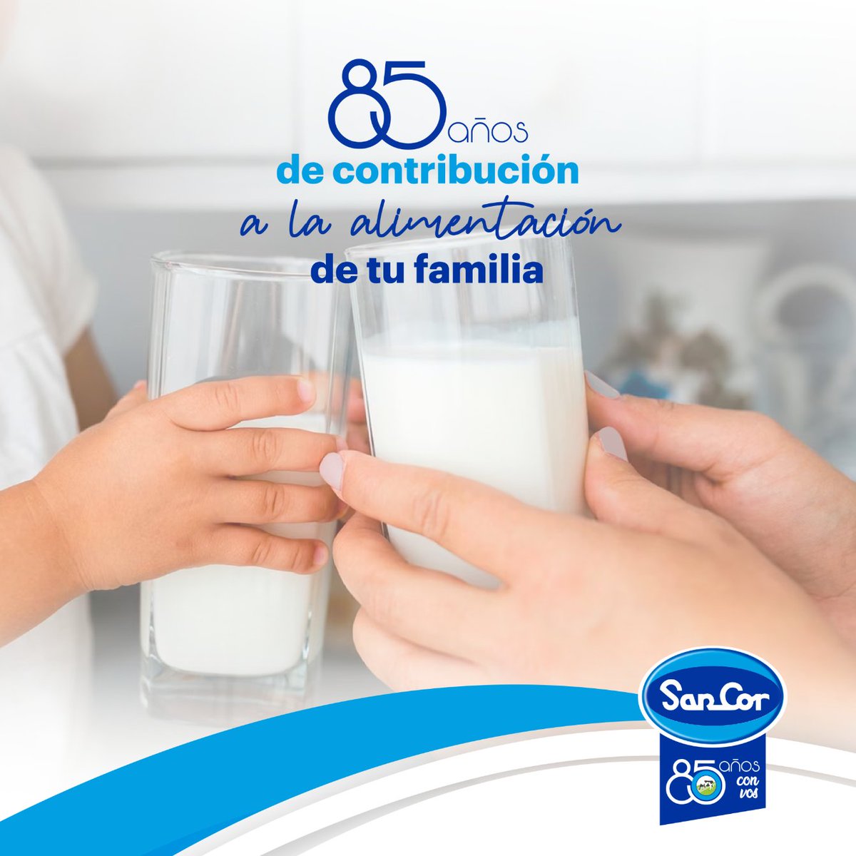 Desde 1938, comprometidos con llevar lo mejor a tu mesa. ¡Gracias por 85 años de confianza y preferencia! 
#SanCor85Años