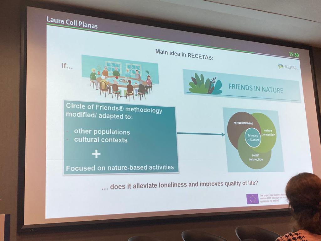 JanssonAnu's tweet photo. I am happy to be involved @RecetasProject team! The best results are achieved together ❤️ Alleviating #loneliness, #NatureBasedSolutions #CircleOfFriends #FriendsInNature

@RautiainenLaura @KolsterAnnika @AaltoUlla Laura Coll Planas @KPitkala Marja-Liisa Laakkonen @Jsllsj01 https://t.co/d12IB76oDg