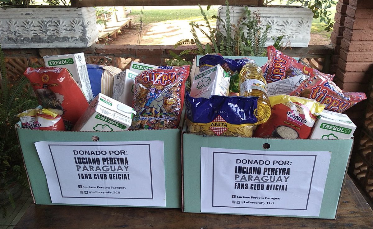 LuPereyraPy_FCO's tweet photo. @LucianoPereyra Y este año en 🇵🇾 tu regalo llegó a la ciudad de Ypacaraí donde el lago se hizo canción. Compartimos una tarde con estas personas que llegan #HastaElAlma. Hicimos entrega de alimentos no perecederos al Hogar Norma! 
#FelizCumpleañosLuciano https://t.co/HF6Nzt574A