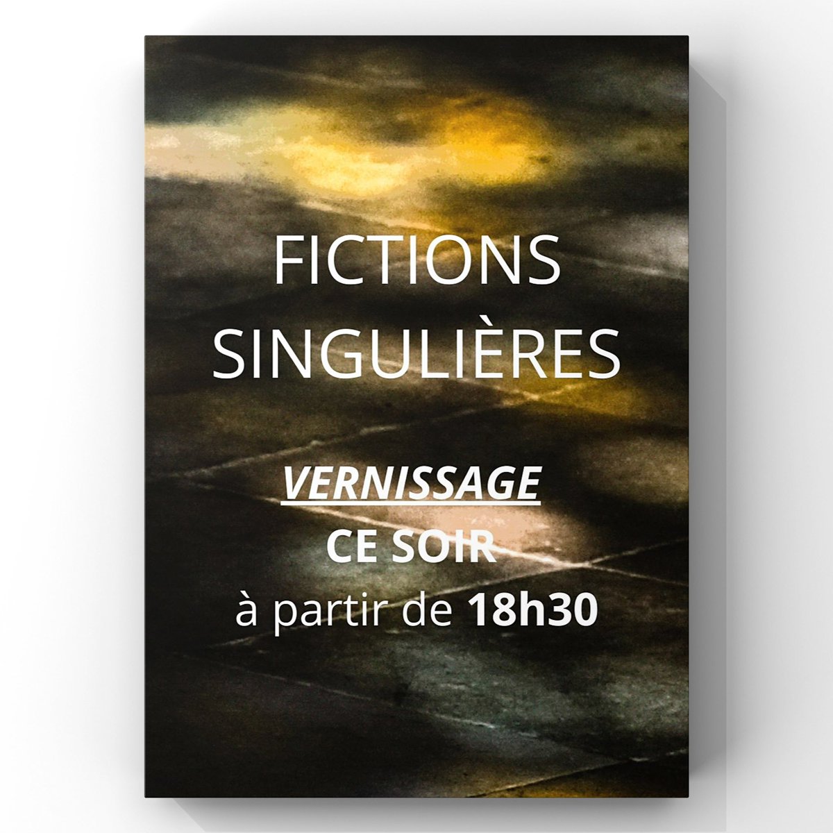 C’est ce soir à partir de 18h30 : vernissage de l’exposition collective « Fictions singulières » à laquelle je participe du 21/09 au 07/10 à La Galerie des Photographes à Paris sous la direction de JC Béchet. 

On vous attend nombreux !