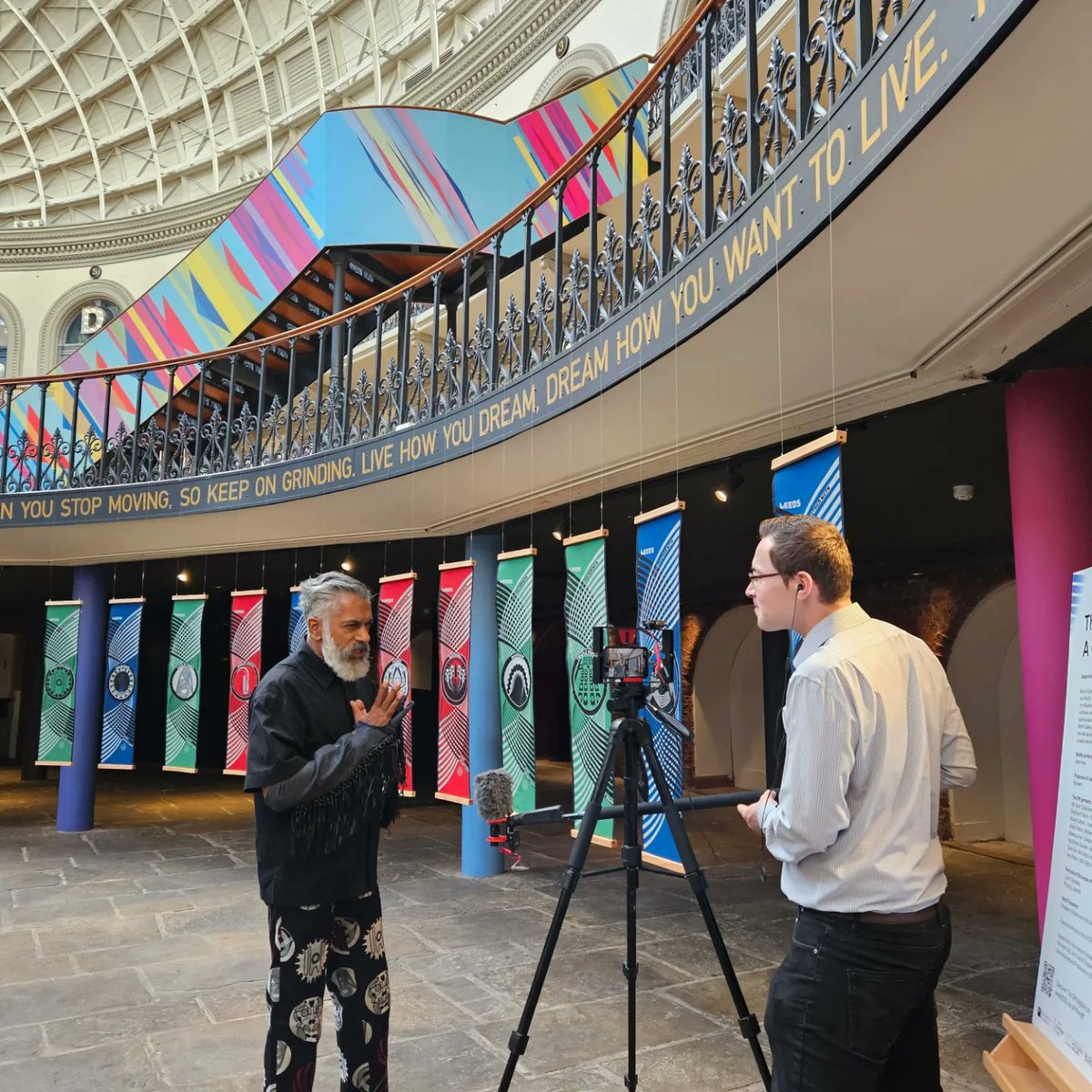 Always a pleasure to be in <a href="/leedscornex/">Leeds Corn Exchange</a>, this time to be on hand for @LSLocalTV at #ACityWithoutSeams for <a href="/leeds2023/">이동섭</a> 

#LettingCultureLoose