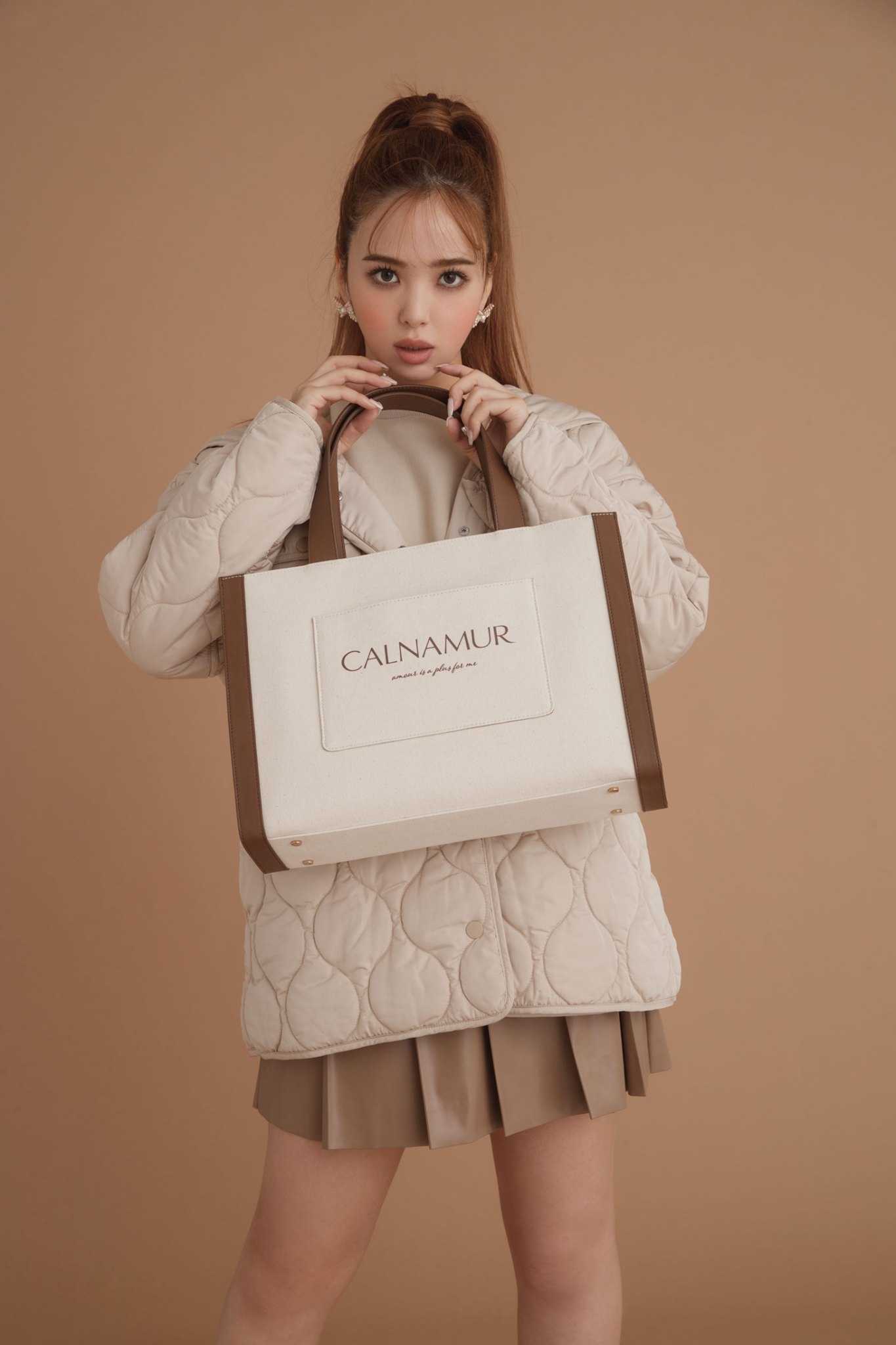 CALNAMUR TRAVEL LOGO TOTE/トラベルロゴトート TRAVEL LOGO TOTE/トラベルロゴトート[品番：MKSW0056345