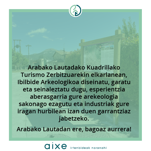 aixegune's tweet photo. @Lautur1 -ko Turismo Zerbitzuarekin elkarlanean, Ibilbide Arkeologikoa diseinatu, garatu eta seinaleztatu dugu, esperientzia aberasgarria gure arekeologia sakonago ezagutu eta industriak gure iragan hurbilean izan duen garrantziaz jabetzeko.
Arabako Lautadan ere, bagoaz aurrera! https://t.co/uf7OsOpYQz