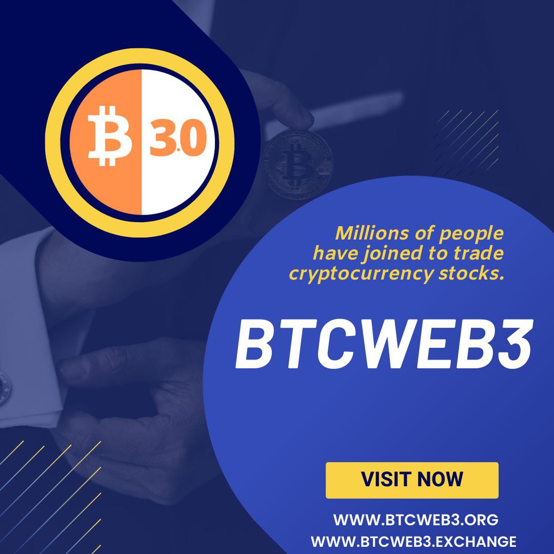 BitcoinWeb3's tweet photo. BtcWeb3
Website - https://t.co/pGD0p317sK, https://t.co/bo28nohE2C

Visit to our all socialmedia👇
YouTube- https://t.co/zDMm4PomnT
Twitter- https://t.co/1EdGudtona
Telegram - https://t.co/S6WQVodyS0

#BTC #BTCWEB33 #ETH #TRX     #MATIC #Bitcoin #Ethereum #Tron #Polygon https://t.co/lfkmA1lPFA