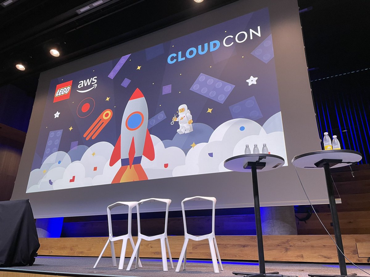Today is @LEGOEngineering x @awscloud CloudCon 2023! Looking forward to a day of awesome cloud talks 🚀