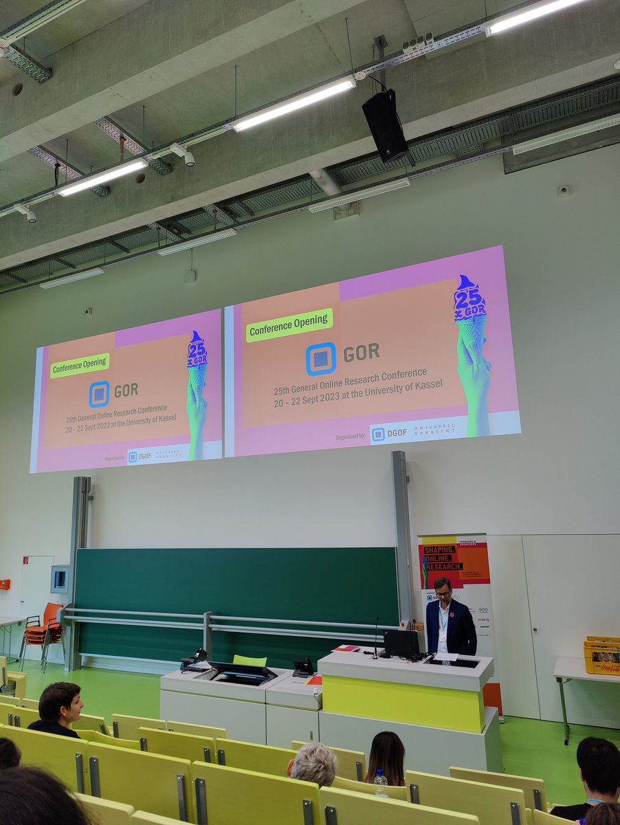 Go Otto. #Gor23 officially opens now. Wish everyone an inspiring conference. #onlineresearch #datascience #happybirthday <a href="/dgof_gor/">DGOF</a>