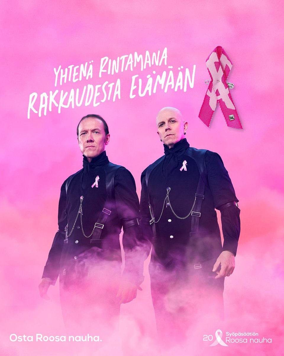 sryhma's tweet photo. Apulannan Tonin ja Sipen suunnittelema vuoden 2023 Roosa nauha on nyt myynnissä kaikissa meidän kaupoissamme. Tue suomalaista syöpätutkimusta ja liity rakkauden rintamaan. 🎀 #roosanauha https://t.co/ydG1zZwJeK