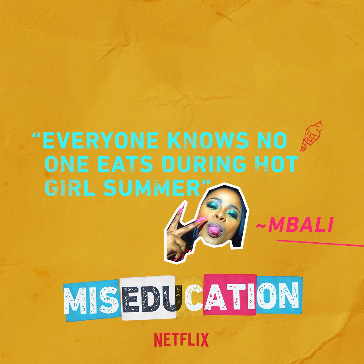 Burntoniontv's tweet photo. Lines that live in our heads rent free. Miseducation is streaming on Netflix. https://t.co/Wzy7bHj8uh
