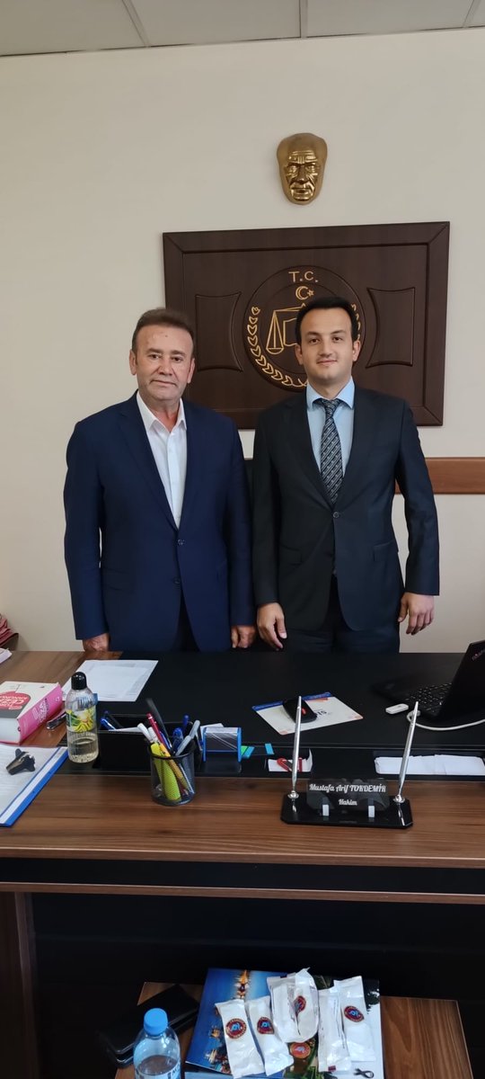 1. Ağır Ceza Mahkeme Başkanı Sayın Mustafa Arif Tokdemir’i ziyaretinde  bulunduk. Nazik misafirperverliğiden dolayı teşekkür ederim.