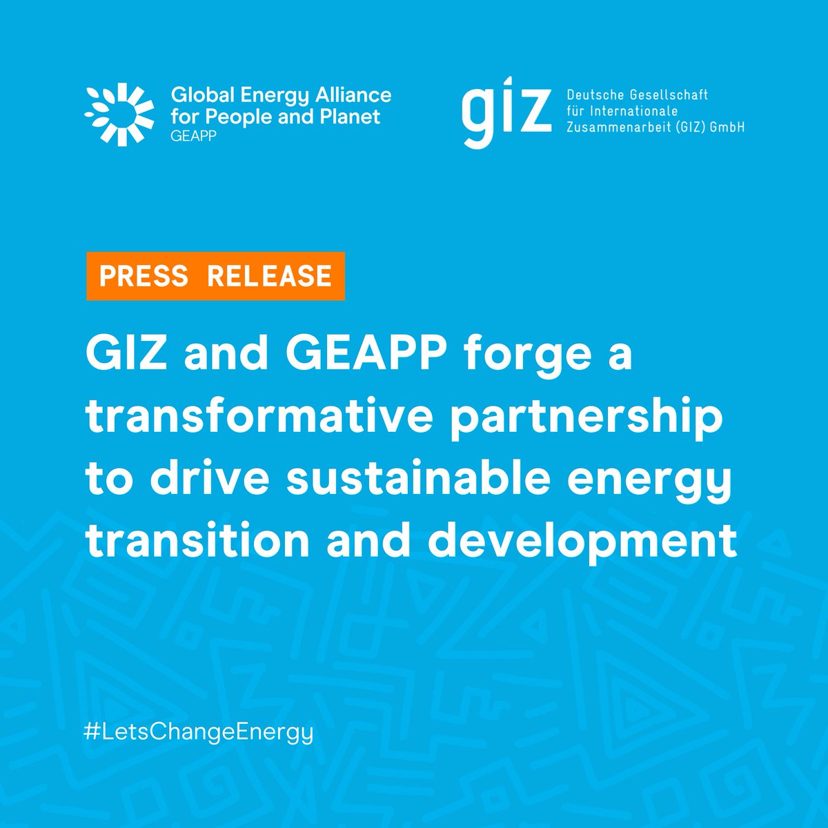 🔴NEW: @EnergyAlliance & @giz_gmbh embark on a strategic collaboration to amplify shared commitment in pursuing initiatives that catalyse the global #energytransition & support equitable green growth in emerging economies. #LetsChangeEnergy