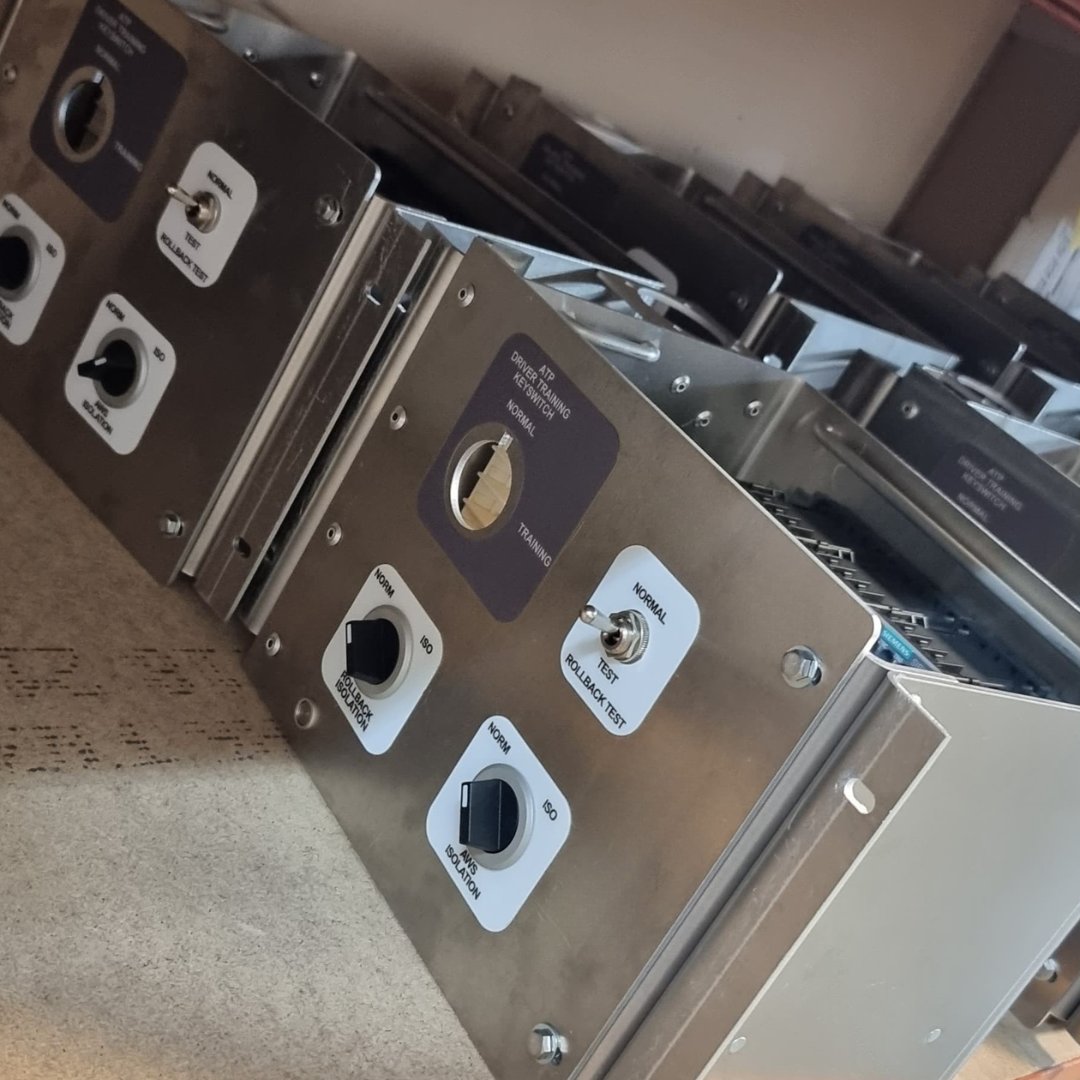 BelvoirRail's tweet image. The assembly of our Cab Back Wall Switch Panel destined for use in the Class 165 and 168 TPWS project #fabrications #rollingstock #TPWS