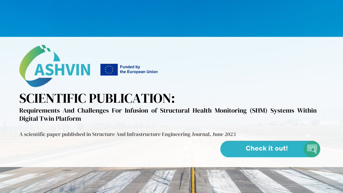 AshvinH2020's tweet image. 🚨Requirements and challenges for infusion of Structural #Health Monitoring systems within #DigitalTwin platforms🚨

We reviewed traditional SHM systems and techniques for digitalizing existing assets - including #ASHVINDemonstrators

Read👉zenodo.org/record/8108683
#OpenScience