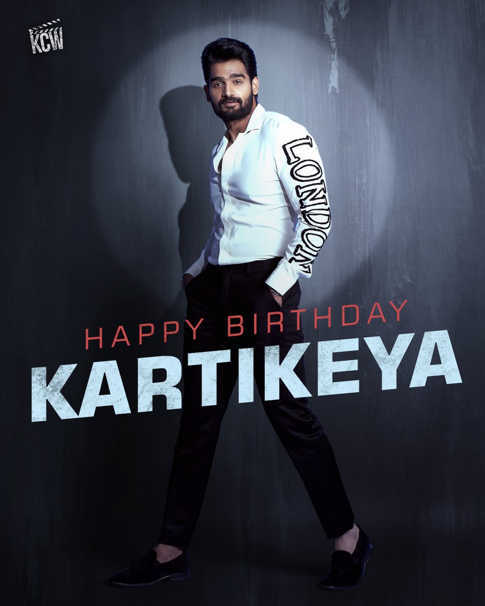 Wishing a spectacular birthday to our leading star @ActorKartikeya 🥳 May this year bring you greater success and fulfillment 🌟 #HappyBirthdayKartikeya #HBDKartikeya