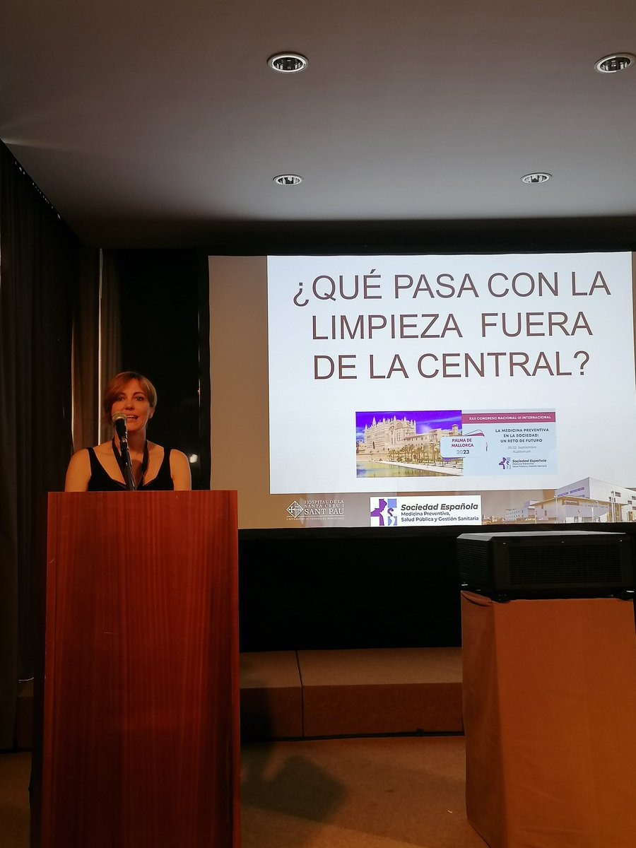 Primera taula del matí SEMPSPGS. Enhorabona Mila Calvo, HSCSP!