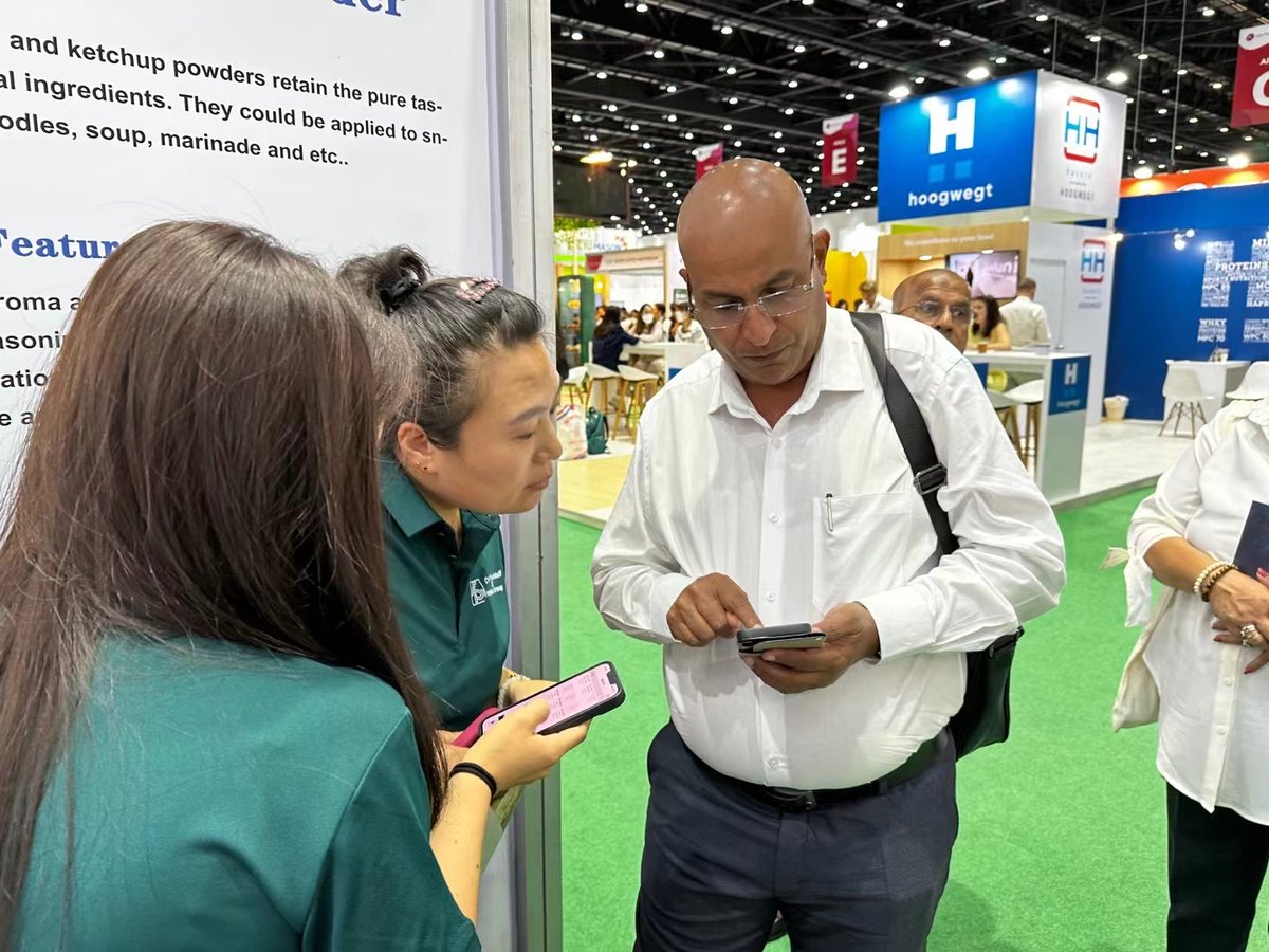 FPGROUP1's tweet photo. Food ingredients Asia (FiA) Day 2
Welcome everyone to our booth
#FiA2023 #soyprotein https://t.co/nM1bSDs3Cn