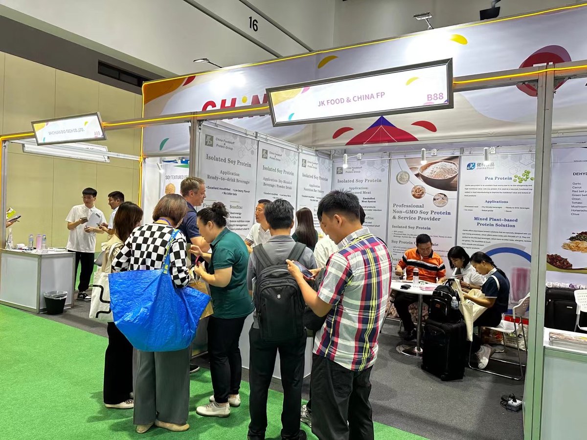 FPGROUP1's tweet photo. Food ingredients Asia (FiA) Day 2
Welcome everyone to our booth
#FiA2023 #soyprotein https://t.co/nM1bSDs3Cn