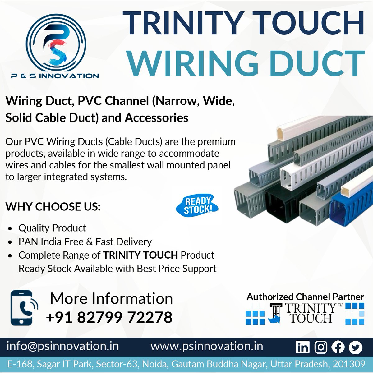PSInnovation1's tweet image. For More Information WhatsApp us on
wa.me/919821440617

#automation #industrialautomation #trinitytouch #ttpl #wiringduct #cableducts #ducts #pvcducts #trinity