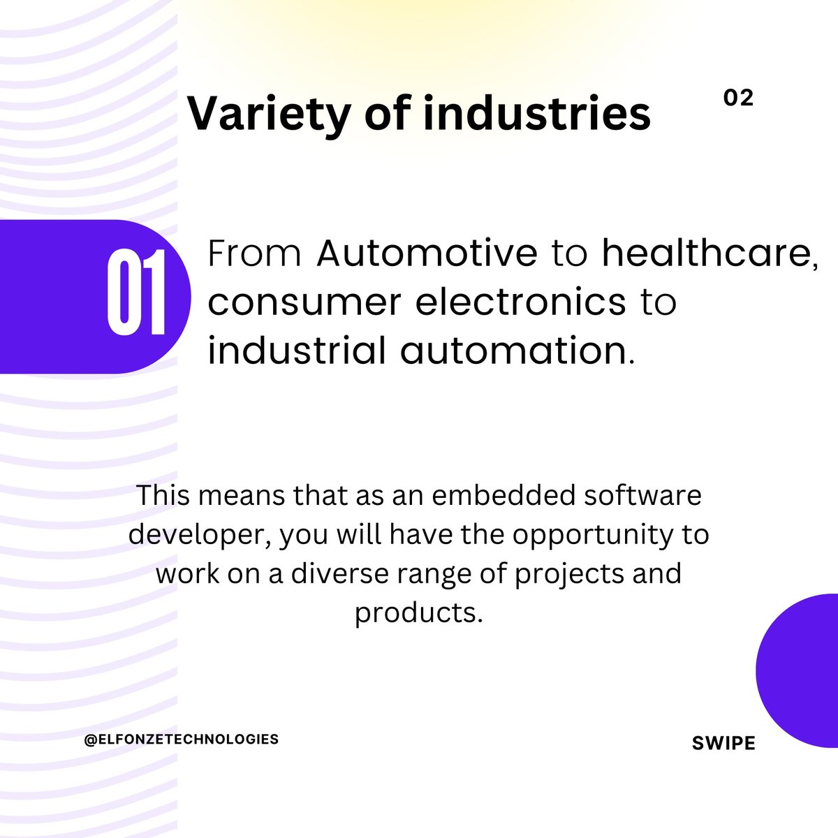 Elfonze_Tech's tweet image. 🧠 Unlock Infinite Possibilities with Embedded Systems! 💡 Here are 3⃣ reasons why you should dive into the world of #EmbeddedSystems: #embedded_placement_program
#Embedded_System
#Embedded_Course