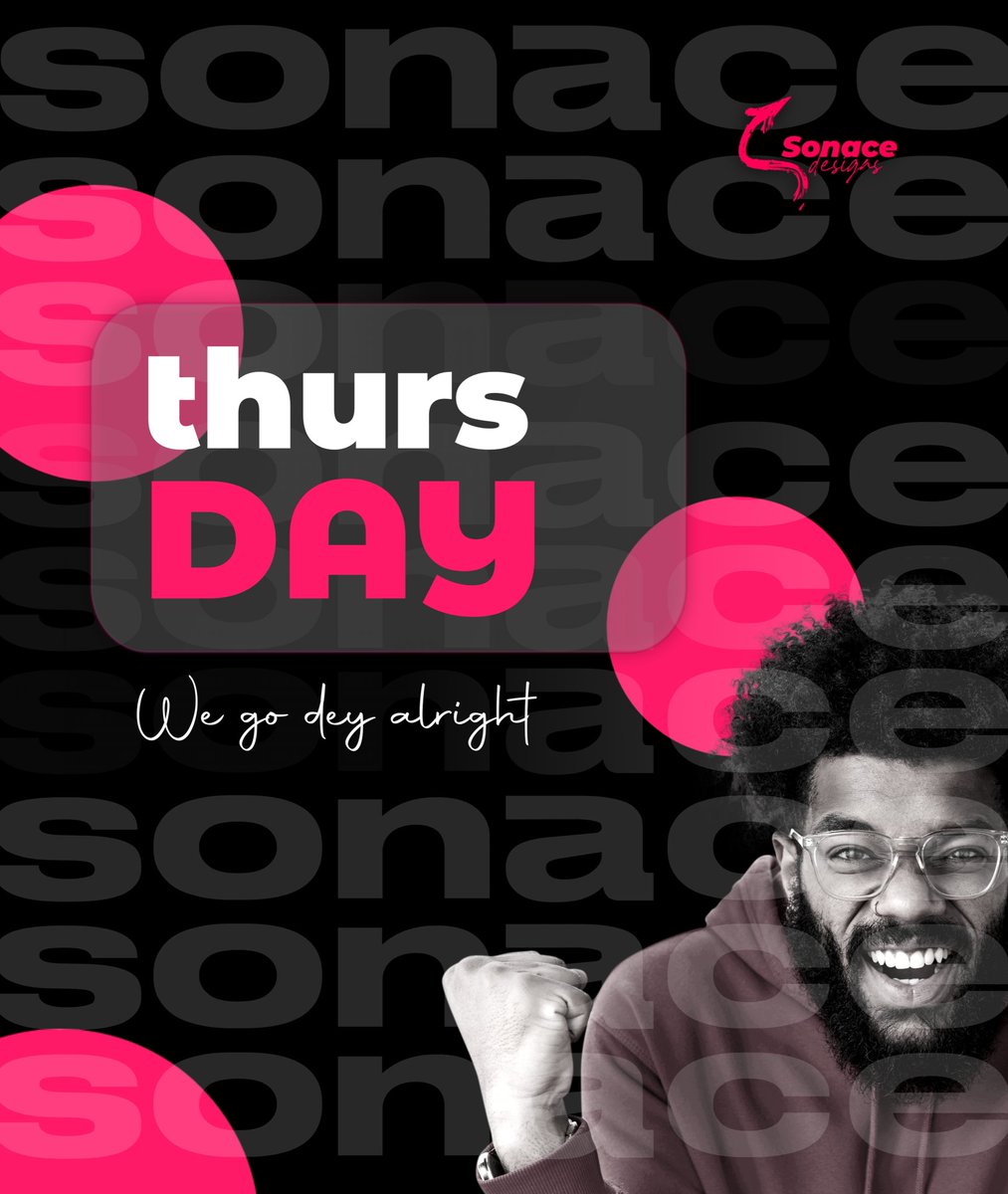 sonacedesigns's tweet photo. Thursday 💟😊, we go dey alright✨

______
Follow @sonacedesigns and stay tuned for more updates and Creativity coming your way!!!🎨🎉

-
-
-
#philstheson #sonacedesigns #UpdateNews #graphicdesign #Tweet #sonace #trend #LatestNews #latest #uiux #design #uite #unibadan https://t.co/se1lWP6G23