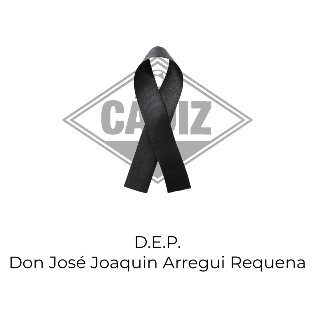 Hoy nuestro querido vicepresidente Don José Joaquin Arregui Requena ha fallecido.

Lamentamos su perdida y mandamos toda la fuerza y ánimo a su familia, en especial a su hijo, Nacho Arregui, quien es parte fundamental en nuestro club.

Descansa en paz.