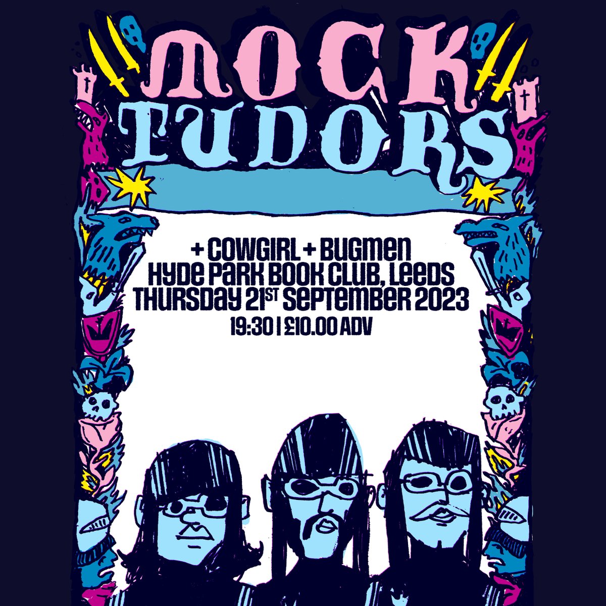 TONIGHT! 🙌 👉 Scottish composer @ErlandCooper is live at @LeftBankLeeds with support from Midori Jaeger. 🎹 👉 @mocktudors pay a visit to @HPBCLeeds alongside @cowgirlband & Bugmen. 🎸 Final tickets below. 👇 ➡️️ bit.ly/ErlandCooper-L… ➡️ bit.ly/MockTudors-Lds…