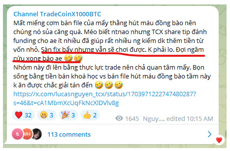 maithi68's tweet photo. @QuocPham_OTC hôm trước thì bảo k thiếu cách chơi, hôm sau đăng xóa app https://t.co/uobkhQrg55