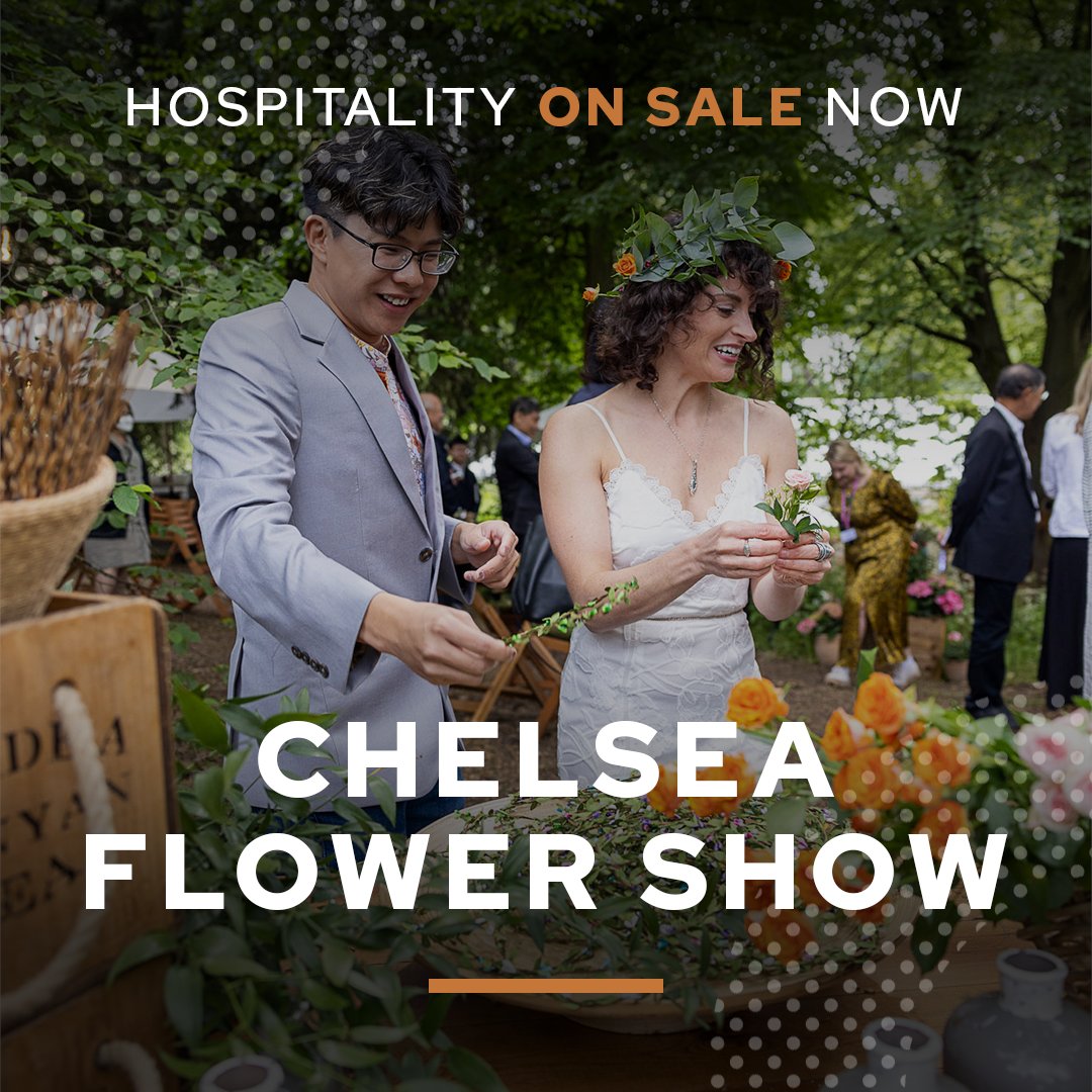 Chelsea Flower Show hospitality packages for 2024 are now ON SALE! 🎉 If you would like to attend next year, there is no better way to experience the show than with Chelsea Flower Show hospitality packages. You'll experience the very best of the exhibitions alongside