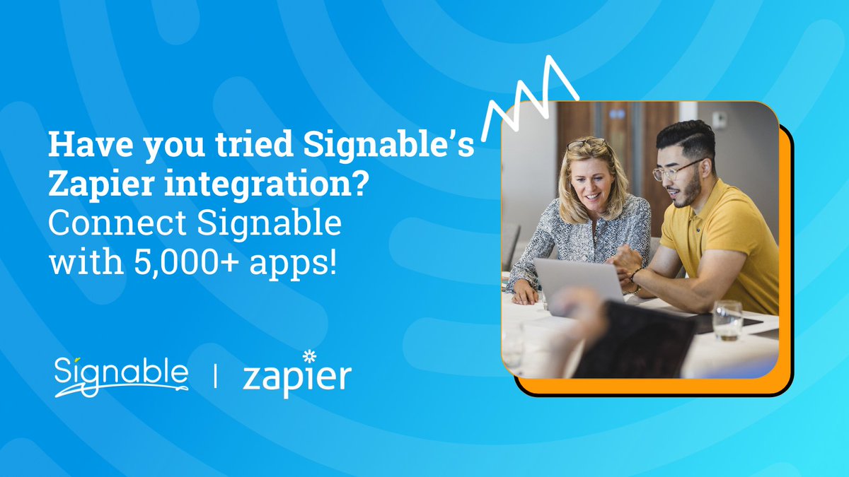 signablehq's tweet image. Our Zapier integration is here to make your life easier by automating tasks and simplifying workflows.

If you haven’t yet taken a look at Zapier and the 5000+ apps that can be connected with Signable, check it out now! 🚀

hubs.ly/Q022FMyH0

#ZapierIntegration #Automation