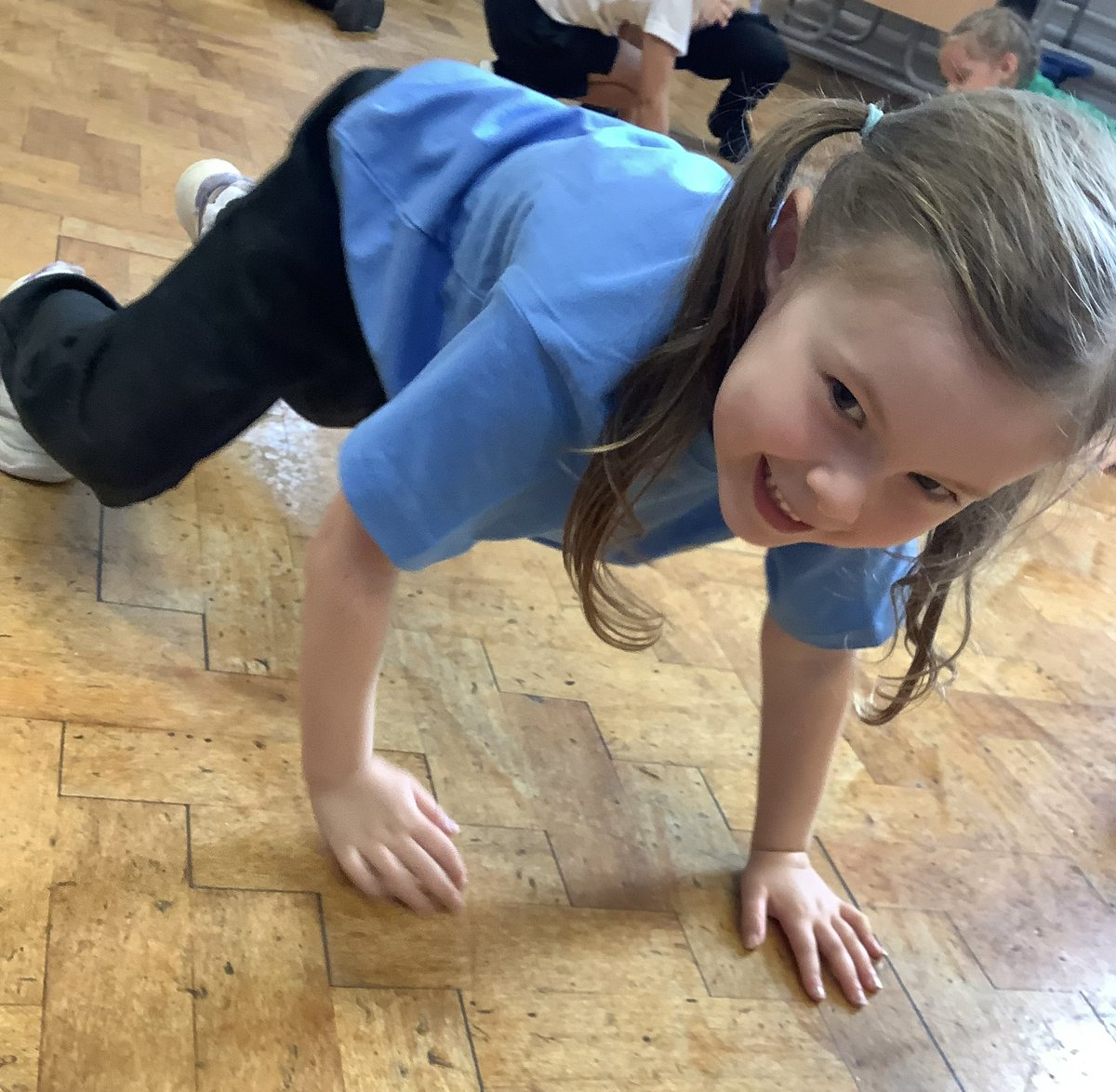 RecHiStPrimary's tweet image. Lots of fun in our first PE lesson yesterday, playing ‘Down the Rabbit Hole’ with a focus on spatial awareness.