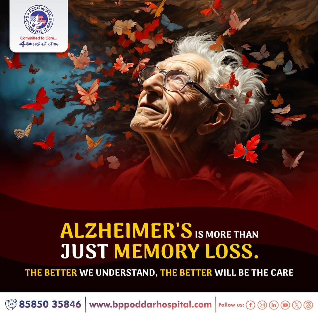 Let us remember on World Alzheimer's Day that every person living with Alzheimer's has a story worth telling.

#WorldAlzheimerDay2023 #Alzheimer #Brain #neurology #neurohealth #stress #anxiety #health #CommittedToCare #BPPoddarHospital