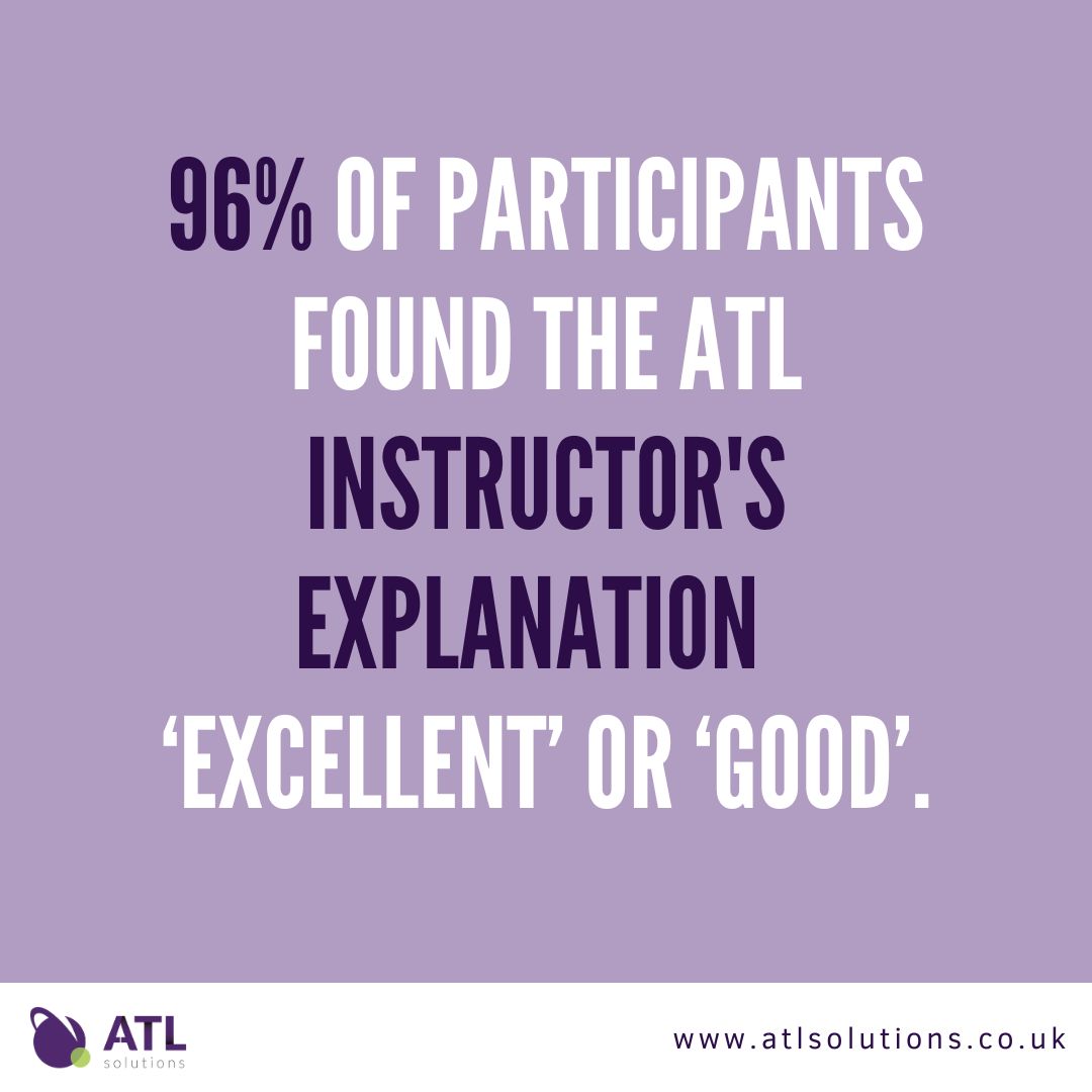HelenBrewster's tweet image. With 23 years of experience, ATL Solutions provides exceptional training experiences - but don&apos;t just take our word for it! 🌟 Discover the benefits of our tailored training at atlsolutions.co.uk . 💼🌐 #ATLSolutions #CustomizedTraining #BoostYourSkills