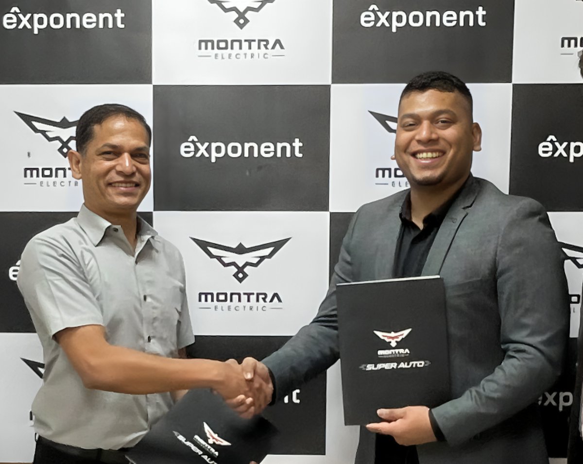 #NewPartnershipDrop @MontraElectric 🤝 Exponent Energy A new line of Montra Electric 3W, powered by Exponent, is all set to make its debut in early 2024. Equipped with an 8.8kWh e^pack, this 3W charges in 15 minutes at our e^pump rapid charging network. This partnership is the…