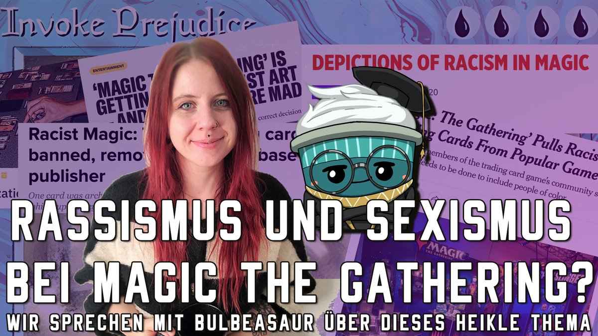 🎙️ Neue Folge: Rassismus &amp; Sexismus bei MtG 

Wir wollen nicht nur darüber sprechen, warum es wichtig ist, sondern auch, wie wir als Community inklusiver sein können. 💪🤝 Mit <a href="/bulbeasaur92/">Bulbeasaur</a> 

🎧 Spotify: spoti.fi/3MFeGTH
📺 YouTube: bit.ly/nacktundrosa

#MTG #Inklusion