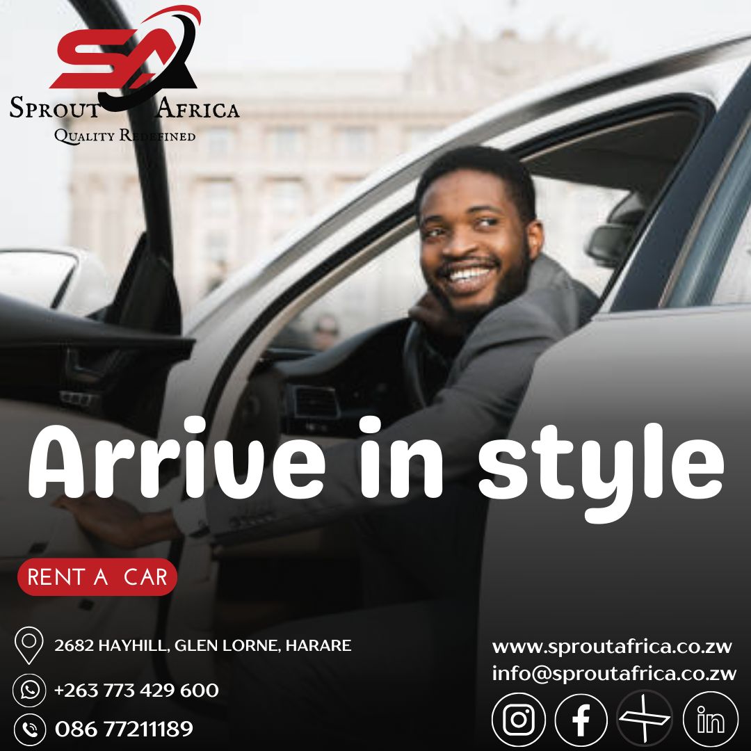 Book your dream vehicle now and embark on a journey filled with comfort, convenience, and a touch of elegance. Sprout Africa - your trusted partner for a delightful travel experience!
#convenient #SproutAfrica #CarRental #EasyBooking #RentACar #BookNow #travellife #VehicleHire