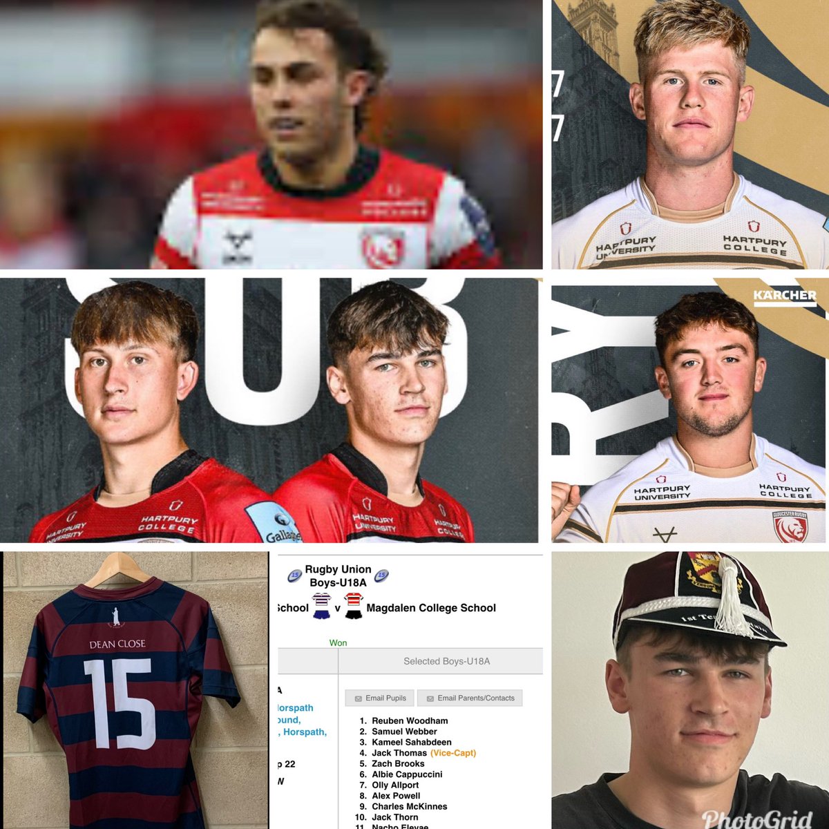 What a difference 12 months makes This time last season loan was leading the <a href="/DeanCloseSchool/">Dean Close School</a> 1st XV now he’s making his debut for <a href="/gloucesterrugby/">Gloucester Rugby 🍒</a> Good to see he had <a href="/OldDecanians/">The Old Decanian Society</a> <a href="/barton0711/">George Barton</a> <a href="/freddie99210147/">freddie thomas</a> &amp; <a href="/mattyjo33225149/">matty jones</a> to keep him company #CLOSE