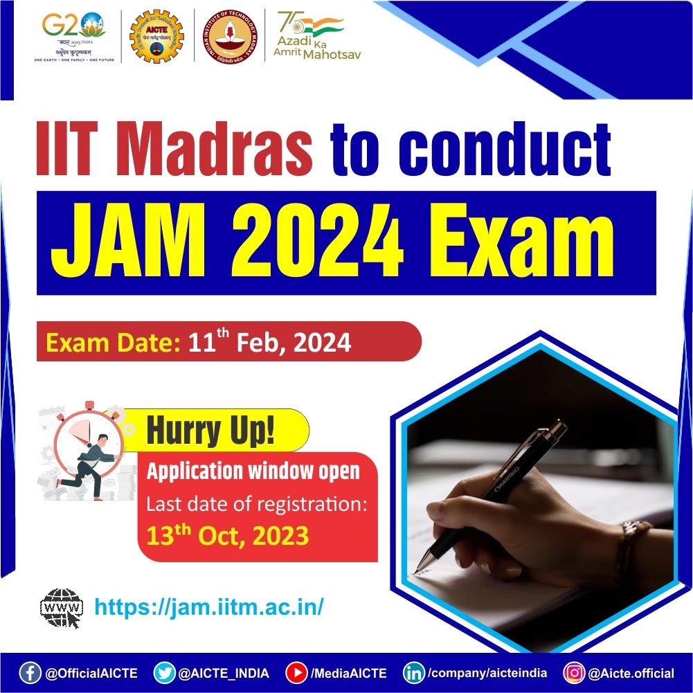 JAM 2024 registration opens today on jam.iitm.ac.in