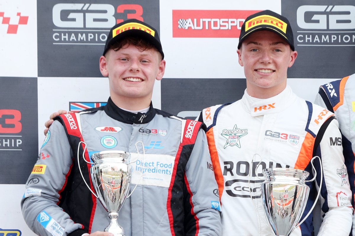 🏆 AWARD FINALISTS!🏆

Congratulations to GB3 title contenders Callum Voisin and <a href="/Joseph_Loake/">Joseph Loake</a>, who are amongst this year's finalists for the Aston Martin Autosport BRDC Young Driver of the Year Award!

Full story: gb-3.net/news/2023/sep/…

📸 <a href="/JakobEbrey/">JEP</a>

#AMABA