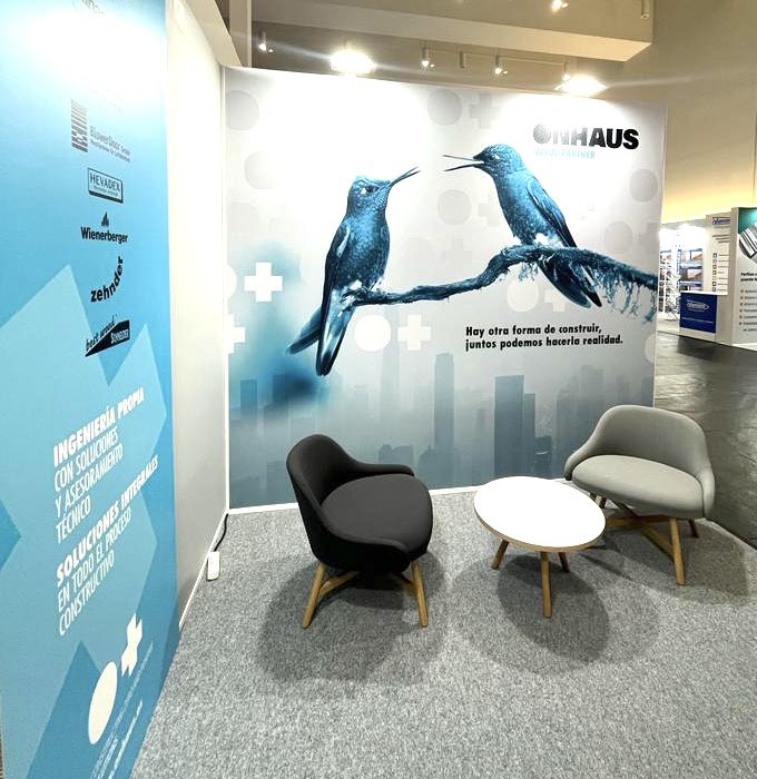 on_haus's tweet photo. El #mobiliario de nuestro stand en #Edifica23 es de @dynamobel . 

Ambas empresas trabajamos por hacer de nuestros espacios de trabajos lugares más #sostenibles y #saludables para las personas. 

¡Gracias! 

#Edifica23 #ONHAUS #ValuePartner #EspaciosHealthy https://t.co/pHv6rNeapd