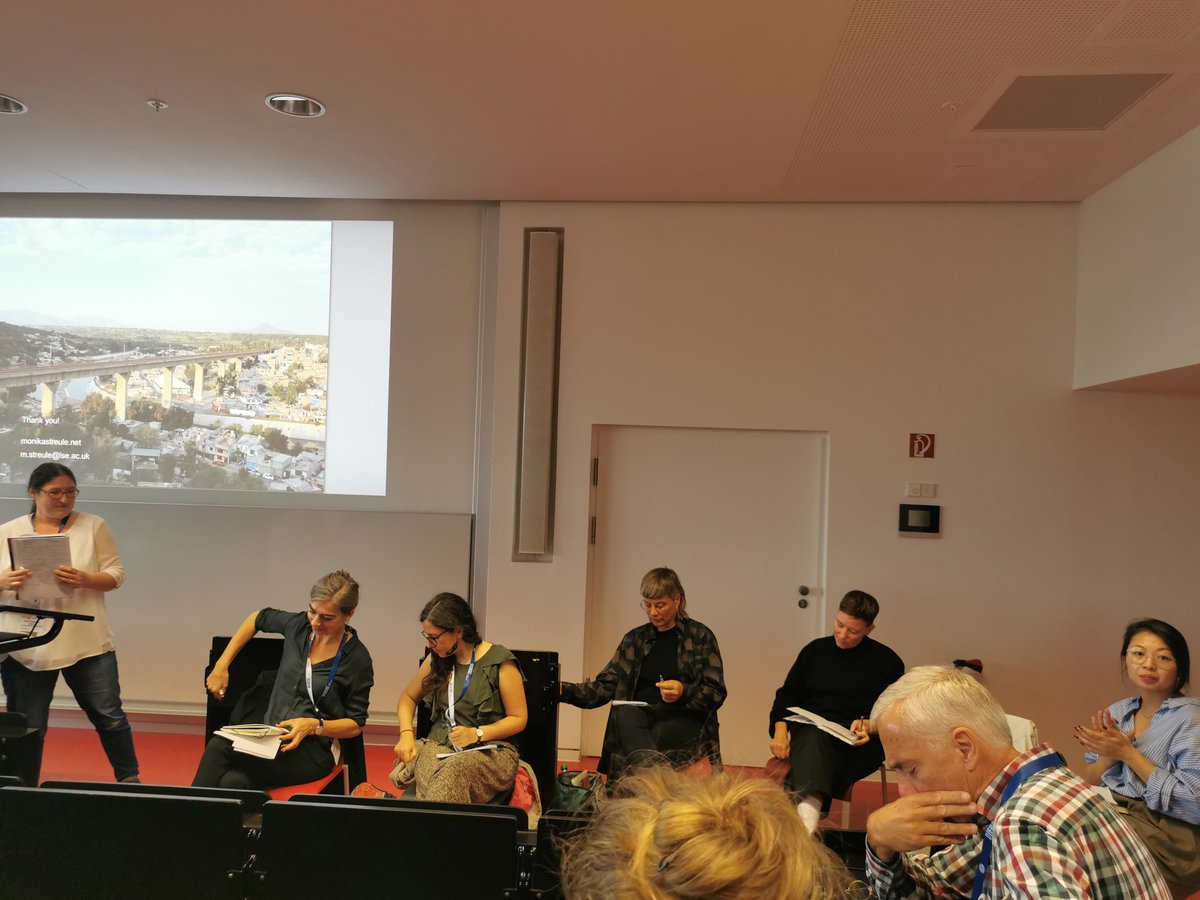 Great wake-up panel at #dkg23 about practical and epistemological shifts in research/publication culture - pleading for #slow #academia and #reparative social science, organized by the wonderful <a href="/HannaHilbrandt/">Hanna Hilbrandt</a> &amp; @thatjulieren #dkg23 #queering #future