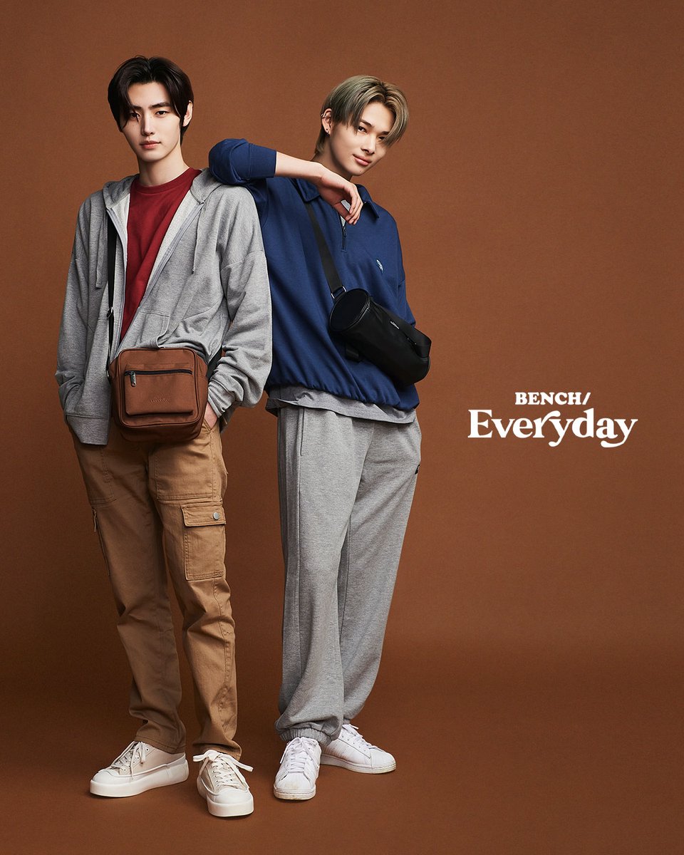 benchtm's tweet image. Dapper, laid-back vibes served by #SUNGHOON and #NI_KI! 😏 Elevate your everyday game with @ENHYPEN's signature looks and stride into each day wrapped in effortless style.

#BENCHandENHYPEN #ENHYPEN #GlobalBENCHSetter