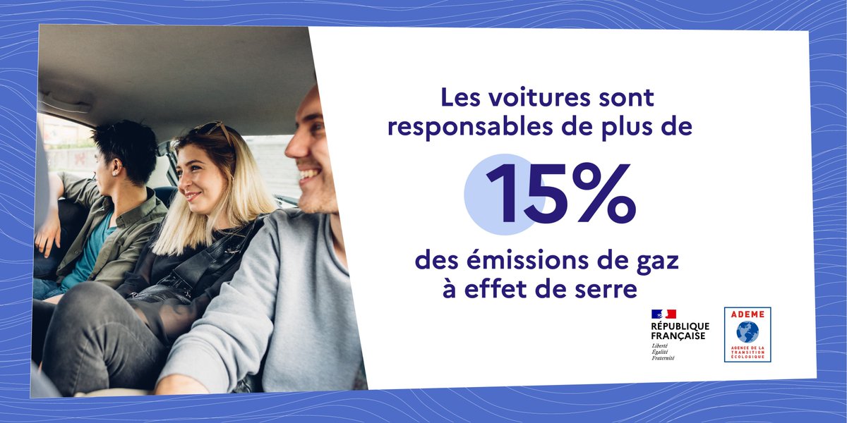 ademe_NA's tweet photo. Privilégier le #covoiturage à l’autosolisme, c’est diviser par 2 son empreinte carbone dans ses déplacements. 🙌 

Plus économique et écologique, le covoiturage est la solution idéale pour les petits et grands déplacements !  #mobilites #carbone #transports https://t.co/3cc7DI5xmO