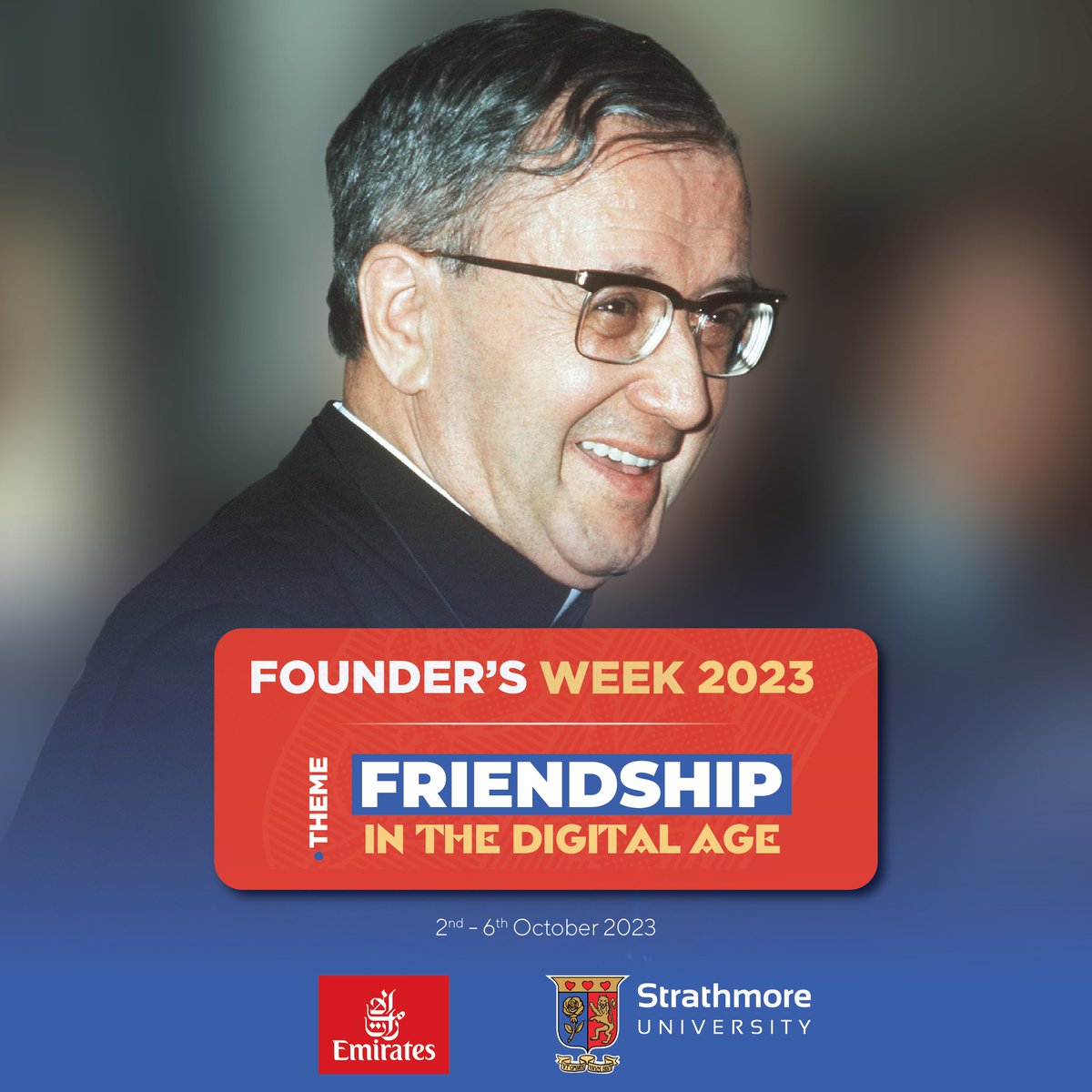 StrathU's tweet photo. Founders Week is almost here! ๐๐
Every year since 2016, we celebrate our history and heritage through the annual campus-wide event, during which we immerse ourselves into the teachings of our founder, St. Josemarรญa Escriva.
#StrathFoundersWeek #FriendshipInDigitalAge https://t.co/cgJXAR3KIT