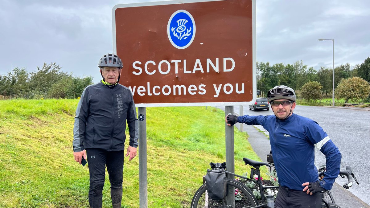 🚵‍♂️Father and son team - John and Garreth are just 3 days away from completing their epic cycle from Lands End to John O'Groats!! Amazing effort guys, we are right behind you💜 More information on their Just Giving page here: justgiving.com/page/john-dent…📷