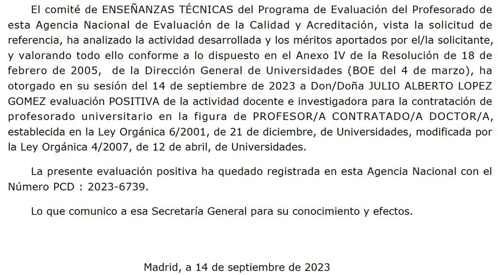 Julio Alberto López Gómez tweet media