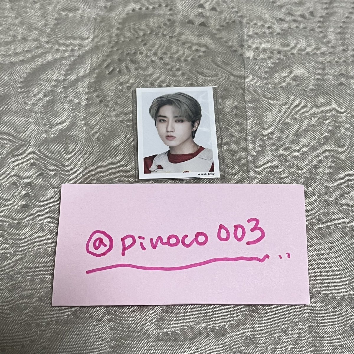 pinoco003's tweet photo. 【交換】 StrayKids スキズ ソニミュ特典 IDフォト

《譲》ハン

《求》スンミン or リノ

郵送交換でお願い致します。
検索からもお気軽にお声掛けください。
どうぞ宜しくお願い致します🙇‍♀️ https://t.co/NC8p3z1dsd