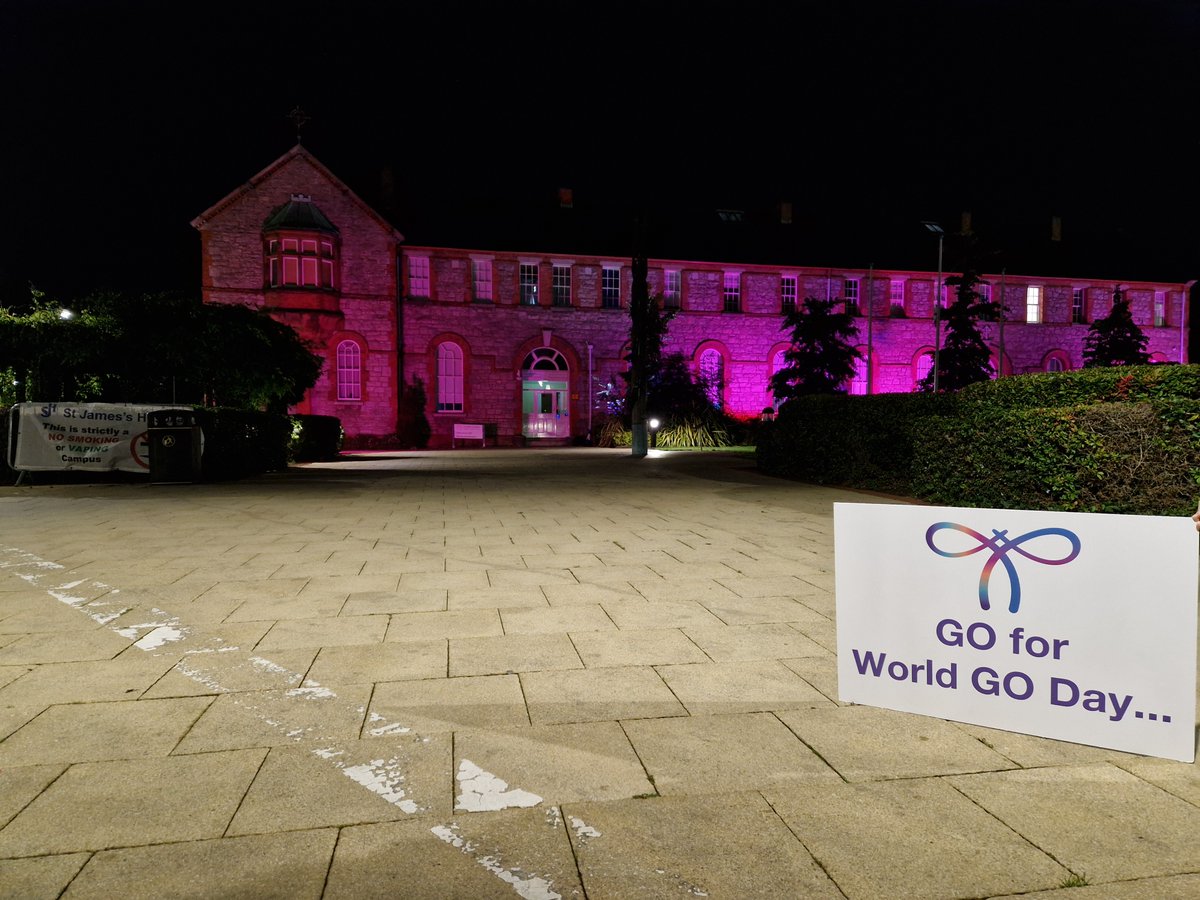 On 20th September to mark World Gynaecology Oncology Day 22 buildings across Ireland lit up in purple, the international campaign colour, including the CEO Building @CancerInstIRE @stjamesdublin supporting the World campaign to raise awareness about gynaecological cancers.