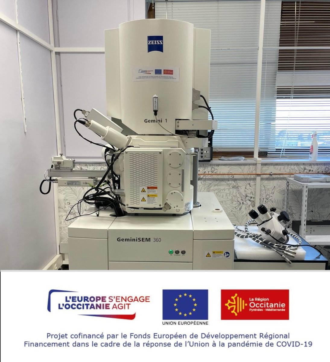 Many of you attended Laurence Berry's presentation of the new EM4Bio electron microscopy MRI platform... See you soon for your future projects on GeminiSem360 ! #Zeiss #electronmicroscopy